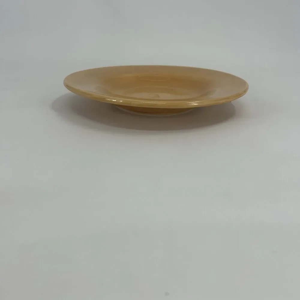 Pottery Barn Sausalito 10” Pasta Soup Bowl Amber Warm Honey-Gold Glaze